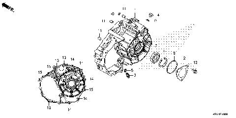 REAR CRANKCASE COVER