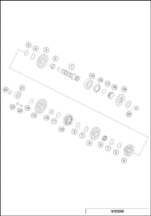 TRANSMISSION II - COUNTERSHAFT