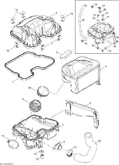 02- Air Intake Silencer