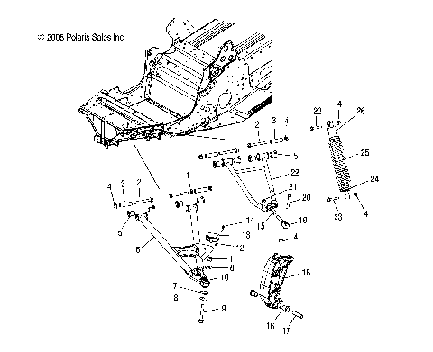 SUSPENSION, FRONT - S07PS7FS/FE (49SNOWSUSPFRTFSTSWTCH)