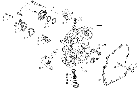 CRANKCASE COVER ASSEMBLY [89300]