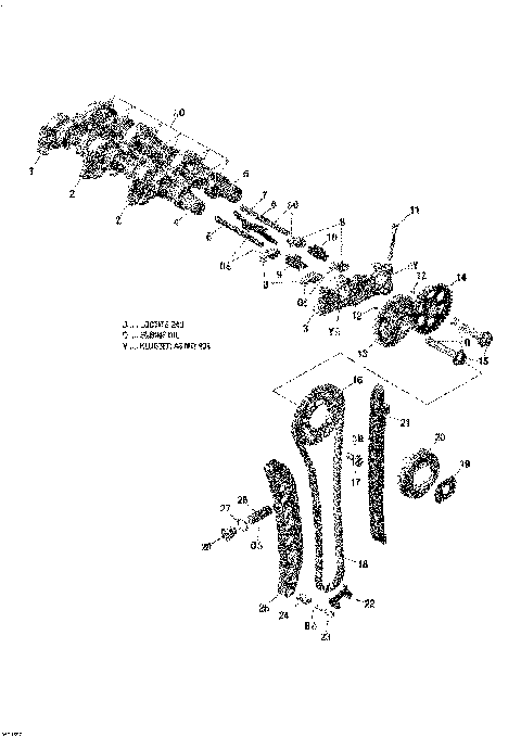 01- Camshafts And Timing Chain - 1200 4-TEC