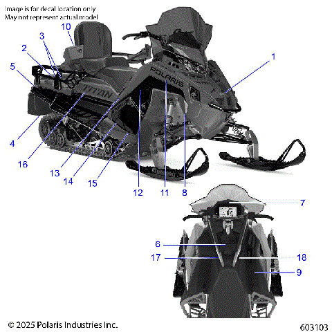 BODY, DECAL, ADVENTURE - S26AJE6RSL (603103)