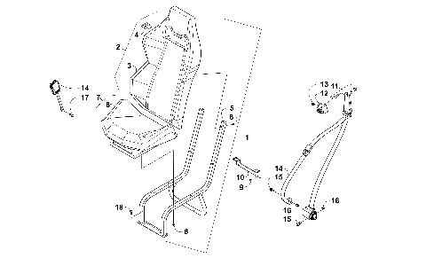 REAR SEAT ASSEMBLY [300779]