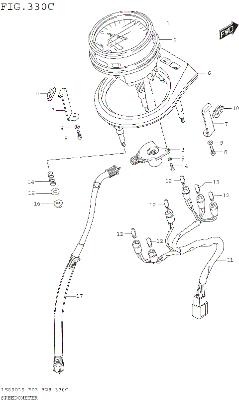 SPEEDOMETER (LS650L5 E33)