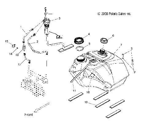 FUEL SYSTEM, FUEL TANK and FUEL LINES - S09PU7ES/EE (49SNOWFUEL09WIDE)