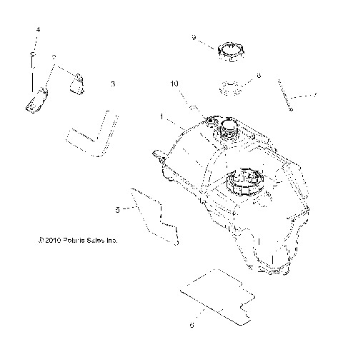 BODY, FUEL TANK ASM. - A12MH50FF/FX/FY (49ATVFUEL11SP500F)