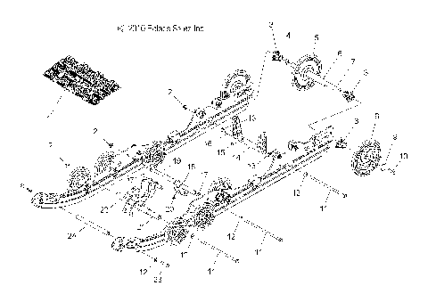 SUSPENSION, REAR - S12PT6HSL/HEL (49SNOWSUSPRR11FSTTRG)