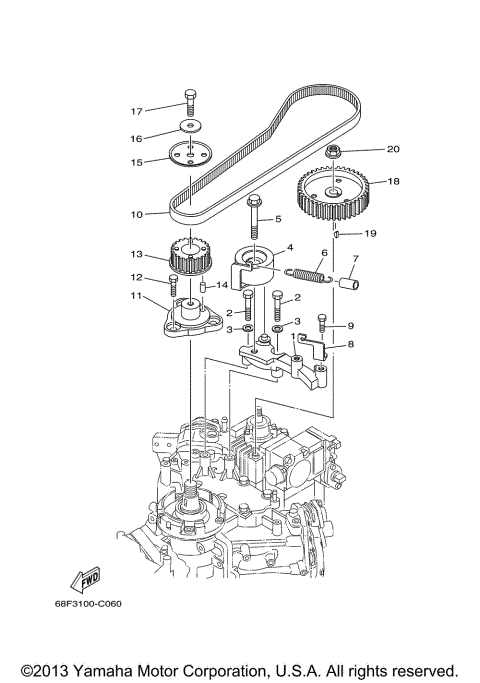 FUEL PUMP DRIVE GEAR
