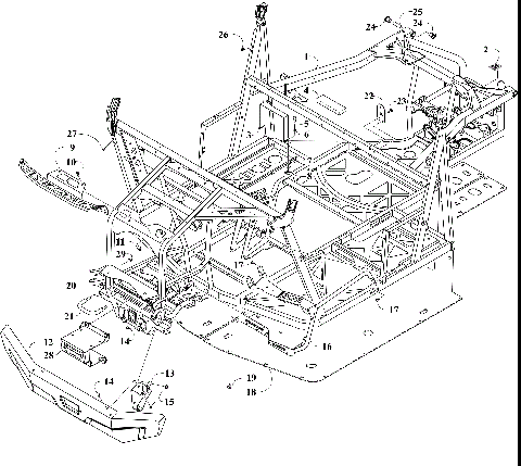 FRAME AND RELATED PARTS [303727]