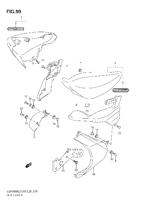 SIDE COVER (VZR1800Z L2 E28)