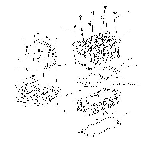 ENGINE, CYLINDER and HEAD - Z16VBE87FR/NR/JR (49RGRCYLINDER15RZR900)
