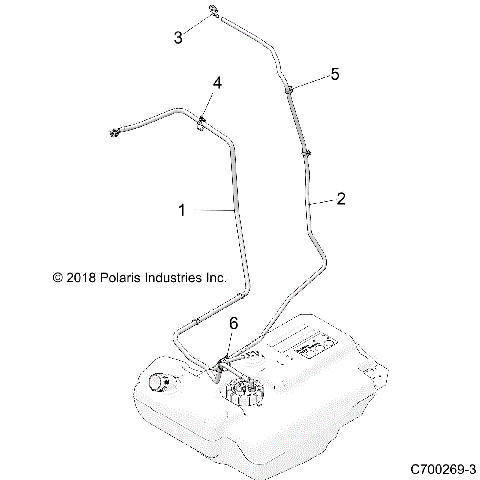 BODY, FUEL LINES - Z21N4E99NG (C700269-3)