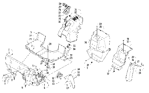 CONSOLE AND FLOOR PANEL ASSEMBLY [99888]