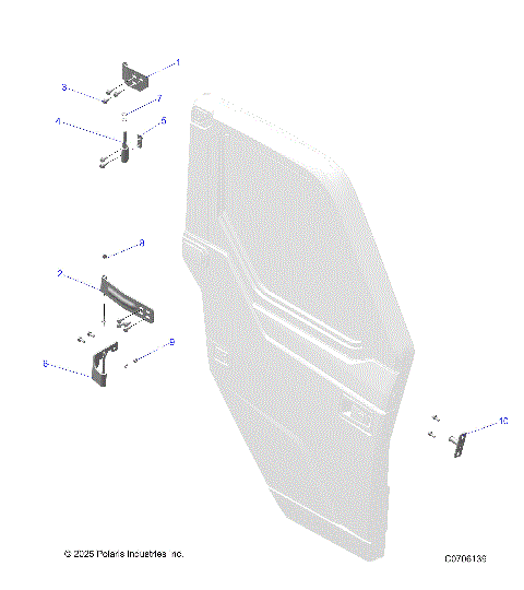 BODY, DOOR, FULL, MOUNTING - R24RRV99AC (C0706139)