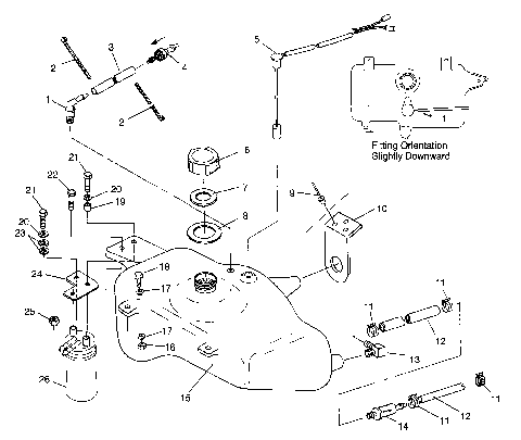 OIL TANK SL 700 B964066 and Intl. SL 700 I964066 (4935633563A012)