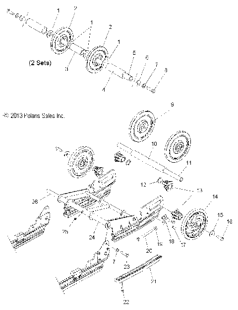 SUSPENSION EXTENSION - S15SU4BEL (49SNOWSUSPEXT14WIDE)