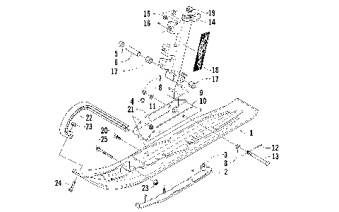 SKI AND SPINDLE ASSEMBLY [87737]