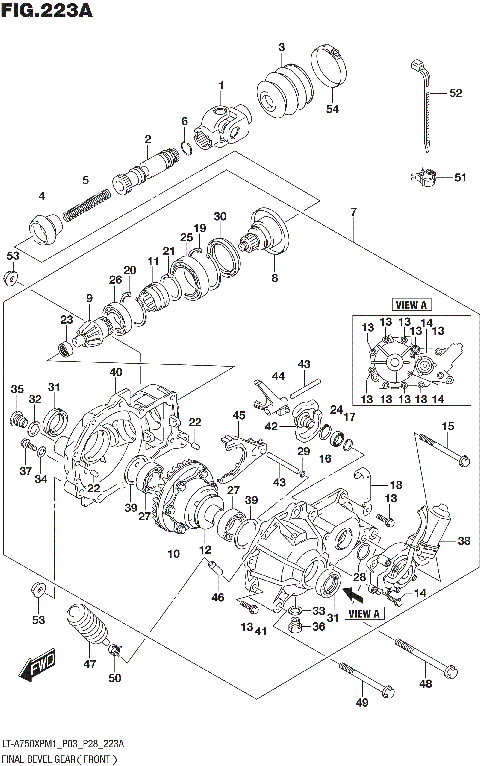 FINAL BEVEL GEAR (FRONT)
