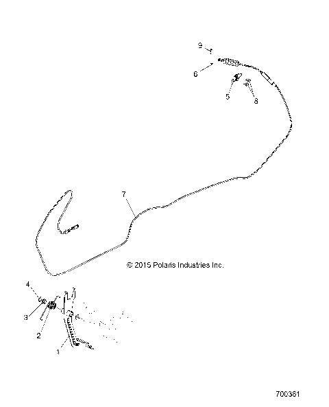ENGINE, THROTTLE PEDAL/CABLE - R16RTAD1A1/E1 (700361)