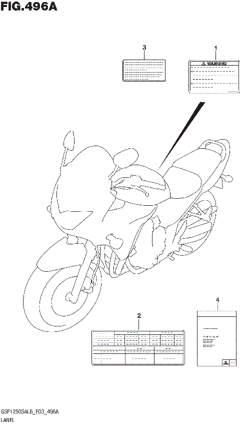 LABEL (GSF1250SAL6 E03)