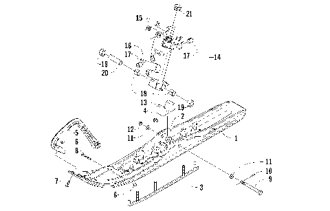 SKI AND SPINDLE ASSEMBLY [87811]