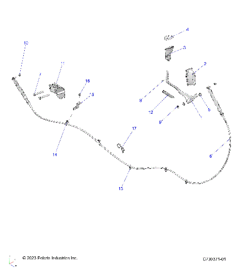DRIVE TRAIN, GEAR SELECTOR - R24E3GC4FD/SC4CD/SC4FD (C730371-01)