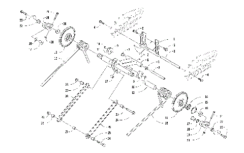 REAR SUSPENSION REAR ARM ASSEMBLY [105213]