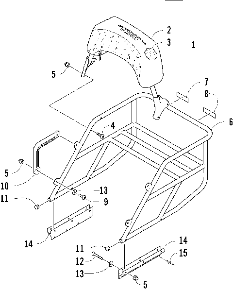 RACK AND BACKREST ASSEMBLY [86052]
