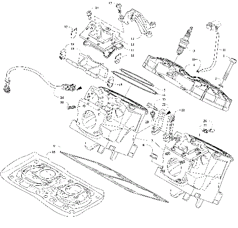 CYLINDER AND HEAD ASSEMBLY [111055]