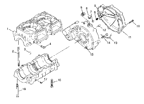 CRANKCASE - I984673 (4945164516c001)