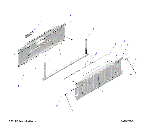 BODY, BOX TAILGATE ASSEMBLY