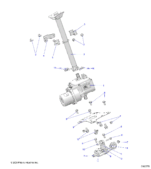 STEERING, STEERING POST ASM. - A26SXM95AR (C102775)