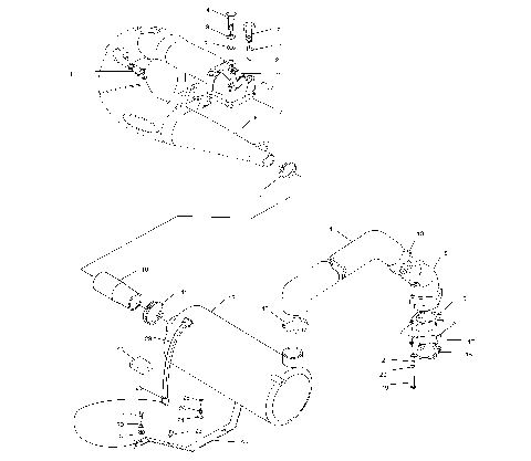 EXHAUST SYSTEM - B994573 (4951395139b005)