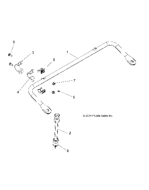 SUSPENSION, STABILIZER BAR - R16RMA32A1/A2 (49RGRSTABILIZERFRT15325)