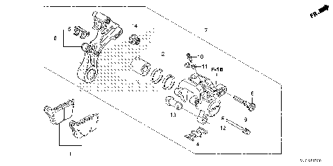 REAR BRAKE CALIPER (1)