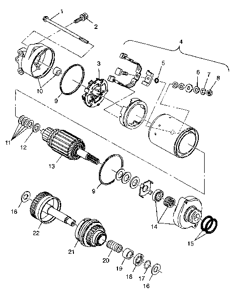 STARTING MOTOR - B984978 (4945834583c009)