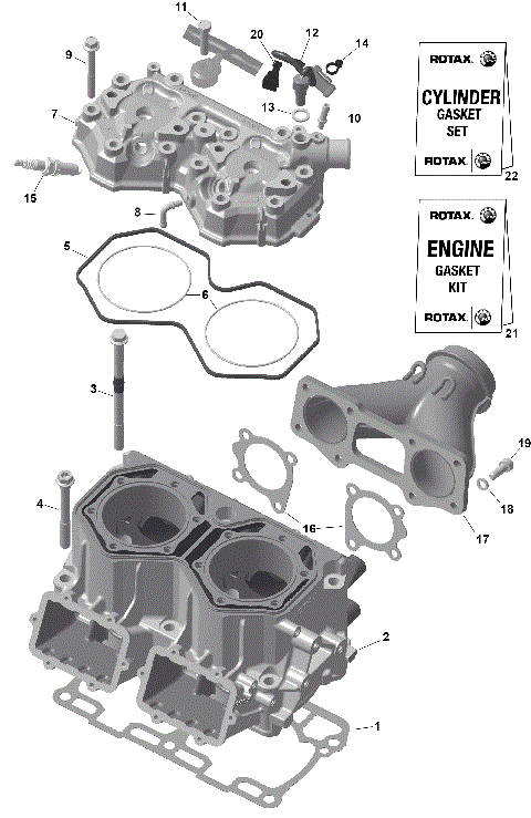 01- ROTAX - Cylinder Head