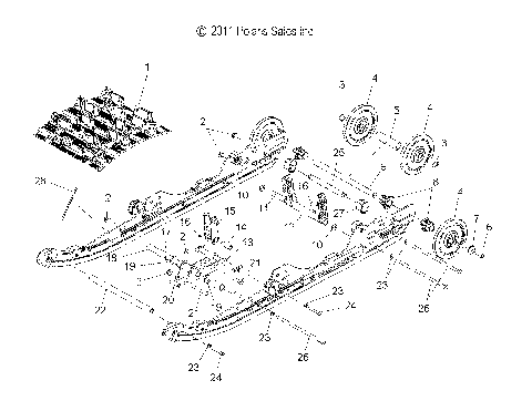 SUSPENSION, REAR - S12MX6JSA/JEA (49SNOWSUSPRR12600RCR)