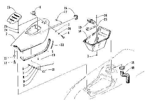 HATCH COVER AND STORAGE TRAY [72905]