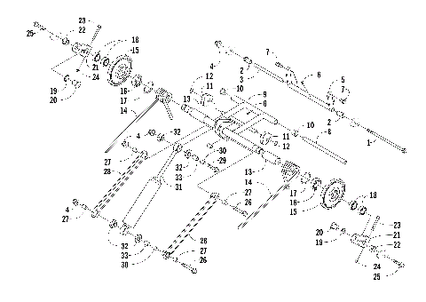 REAR SUSPENSION REAR ARM ASSEMBLY [104162]