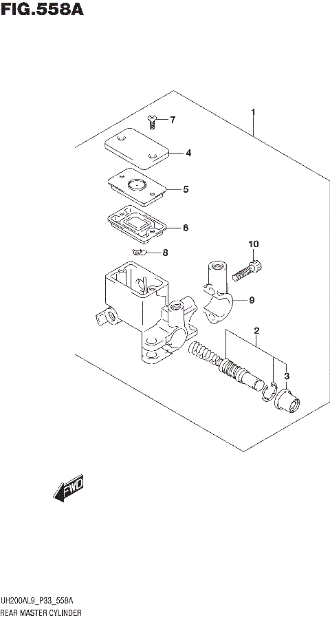 REAR MASTER CYLINDER