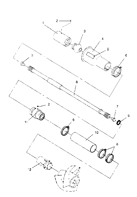 DRIVE SYSTEM  SL 750 B954070 (4930523052B002)