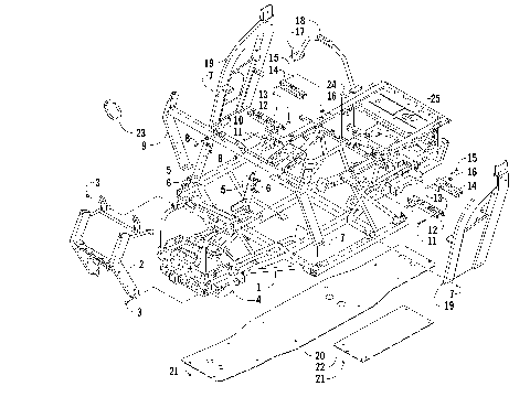 FRAME AND RELATED PARTS [87891]