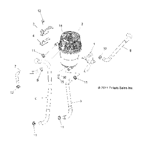 ENGINE, OIL TANK and LINES - R12JT87AB/AD/AS/AW/9EAW (49RGROILTANK12RZRXP4)