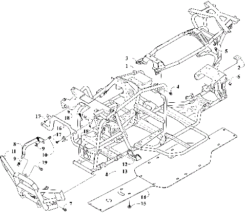 FRAME AND RELATED PARTS  [304088]