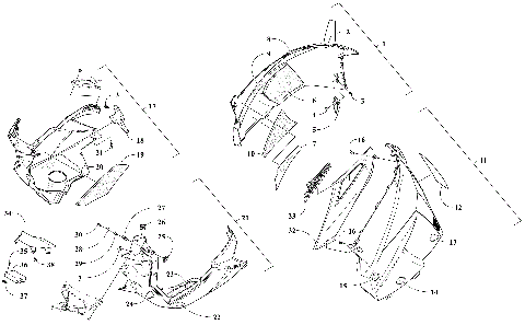 SKID PLATE AND SIDE PANEL ASSEMBLY [106203]