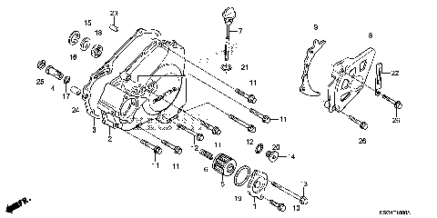 LEFT CRANKCASE COVER