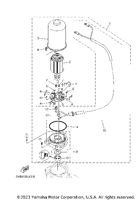 POWER TRIM TILT ASSY 2