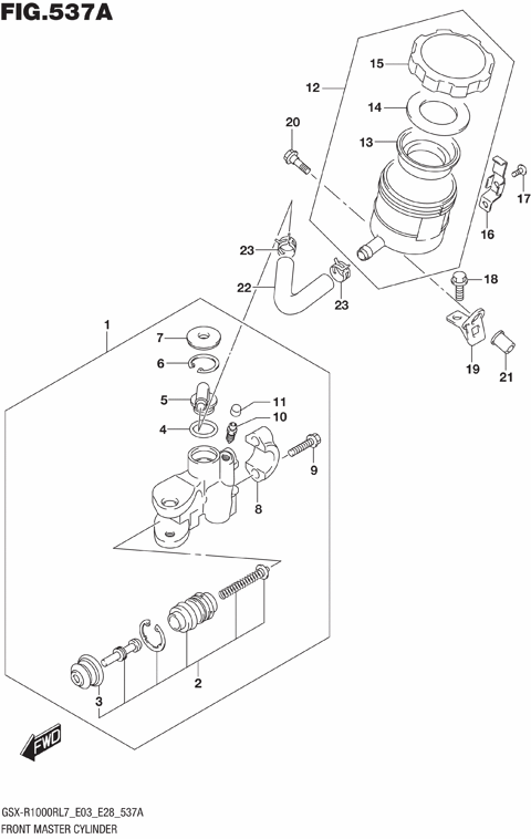 FRONT MASTER CYLINDER